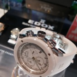 『【EDOX クロノオフショア1】爽やかなオールホワイト』の画像