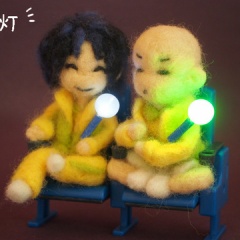 羊毛で好きなキャラをまったり作りたい