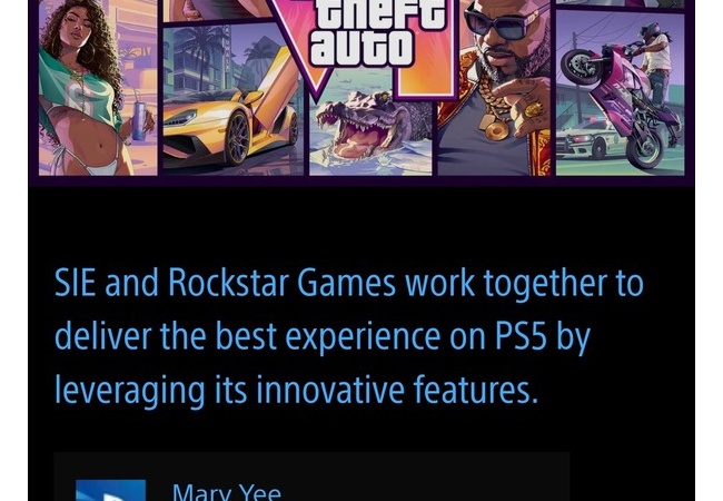 Rockstar公式「GTA6はPS5でプレイするのがベスト」