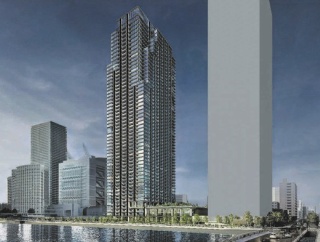 高さ196.65mタワマン「(仮称)大阪市北区中之島5丁目計画」と高さ約205mタワマン「(仮称)中之島五丁目3番地計画」の建設状況（2025.11.30）