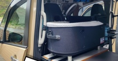 【セレナ車中泊】エアバギーを後部座席に固定！犬との旅仕様にDIYしてみた