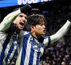 久保建英、アトレティコ戦で芸術的なアシストを見せMOTMに選出！