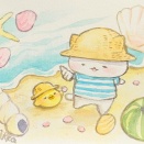 しょぼにゃん夏のグリーティング