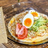 麻婆豆腐のもとで冷やし坦々そうめん（簡単レシピ）