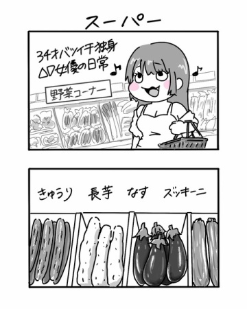 #2 スーパー 【３４歳バツイチ独身△▽女優の日常】