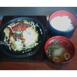 『銀座 上方御堂「特製モダン焼き」1000円』の画像