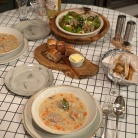チキンクリームシチューとごちそうサラダとかの夜ごはん&楽天マラソン最終日