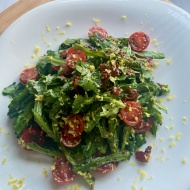 群馬県産春菊で！夫婦で一袋はペロリの春菊サラダ　ハニーマスタードレモン風味【PR】