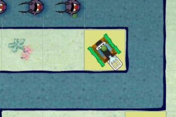 スポンジボブのカーニーバーガーを守れゲーム 人気無料ゲーム