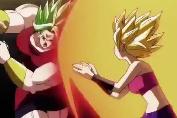 ブロリー化したケールがジレンの一撃で顔をしかめたシーン ドラゴンボール超100話 全王神によるドラゴンボール最新情報 ネタバレ 予想
