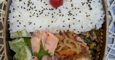 また雨スタートだけど～夫のお弁当727