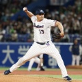 【爆笑】阪神大量リードでピッチャーオスナ登板ｗｗｗ