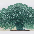 並木一さんの新作木版画 Hajime Namiki Woodcut Print