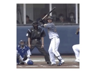 今日の阪神・井上広大のホームランωωωωωωωω