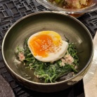 ゴーヤの肉詰めの夜ごはん