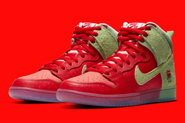 Nike SB Dunk High Strawberry Cough, UK 9 ナイキ SB ダンク ハイ 