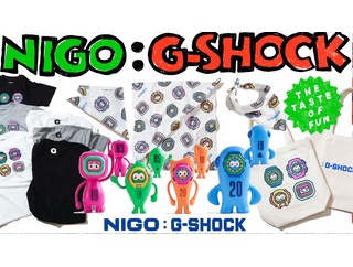 【NIGO × G-SHOCK】NIGOプロデュースのG-SHOCKキャラクターのオリジナルグッズが発売決定！予約受付中。