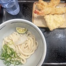新橋　おにやんま　「冷おろし天ぷら醤油うどん」