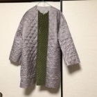 『【初心者の洋裁・裏付きかっぽう着作り1】買い足した生地が届きました。型紙と生地の切り取りと。』の画像