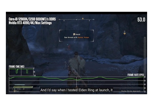 ワイルドハーツ、RTX4090でも47fps