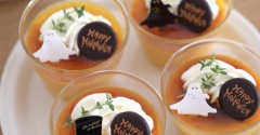 フライパンで簡単♫ ハロウィンかぼちゃプリンのレシピ