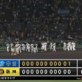 阪神5連敗中の総得点 4点 ●●●●●