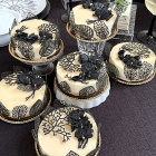 モノトーンがカッコいい♪コーヒーチュイルケーキレッスン＆認定講師試験