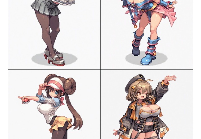 【画像】AIドット絵、すごい