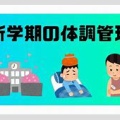 新学期に起こる体調の変化