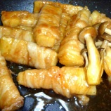 『長芋の豚肉巻き・とんかつ』の画像