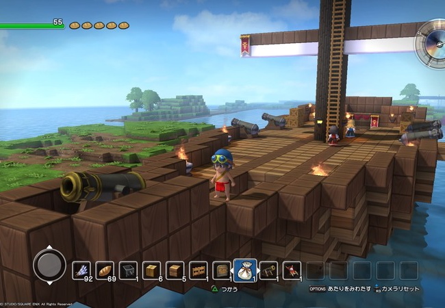 【ドラクエビルダーズ】船拠点作ってみた！【DQB】