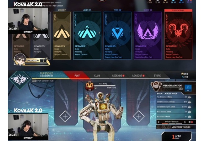 【画像】海外のAPEXプレイヤー、次元が違いすぎる　ブロンズから54時間連続プレイでプレデターに到達ｗｗｗｗｗｗｗｗｗｗｗｗｗｗ