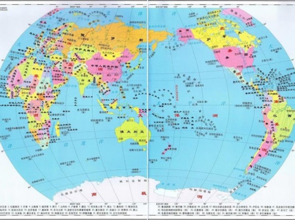 中国「他の国はどんな世界地図を使ってるの？俺達はこれだけど」