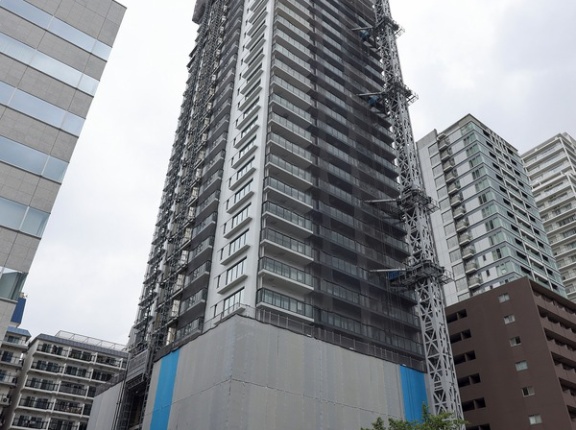 地上34階「シティタワー東京田町」の建設状況！最上階に到達した田町駅徒歩圏の分譲タワマン（2026.9.5～12）