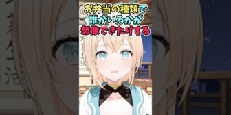 【ホロライブ】ござる、スタジオにいすぎてお弁当のラインナップを見たらどのホロメンがいるのかわかるようになってきた