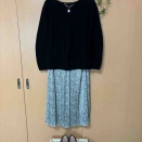 着やせコーデ　ローファーに疲れる