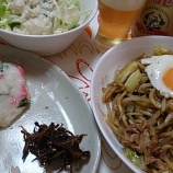 『横手焼きそばをエチゴビール（ピルスナー）で♪』の画像