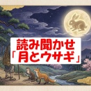 読み聞かせ「月とウサギ」