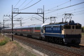 『2019/4/4運転 EF65-1104牽引E26系黒磯試運転』の画像