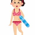 【画像】お前の恋人「こ、この水着、やっぱりサイズが合ってないんじゃないかしら」