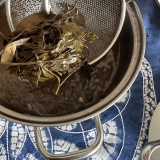 海外村の伝統の米めし。