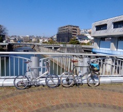 親子ポタリング　小机城と鉄分補給