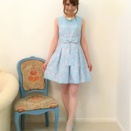 ☆Sale80%OFF★ロマンスドールワンピ★バロックangel柄Babyブルー、残り38・40サイズが3枚☆