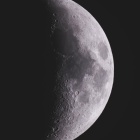 『月齢6.9のお月様＆昨日の太陽面 ☆彡』の画像