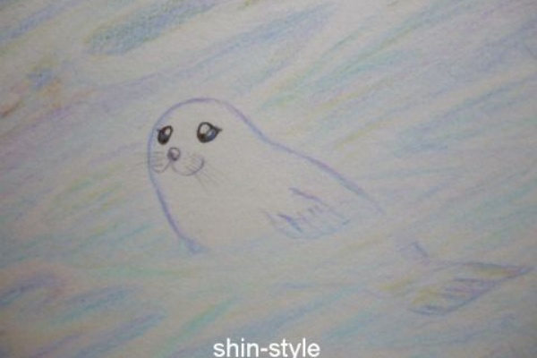 お持ち帰り自由 アザラシイラスト ペット似顔絵 ハムスターとシェパードイラスト漫画