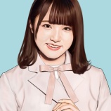 『日向坂46の高瀬愛奈さんの似顔絵を描きました』の画像