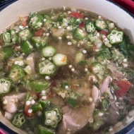 夏バテ解消！ねばっと感がたまらない〜アフリカ風なオクラのスープ