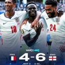 W杯３位決定戦　フランス対イングランド