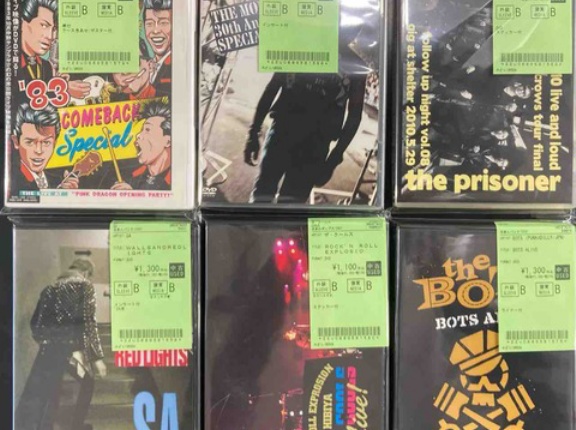国内のPUNK/ROCKABILLYを中心に中古DVD入荷!!