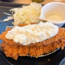 ロースかつ＠白身魚フライ定食＠松のや